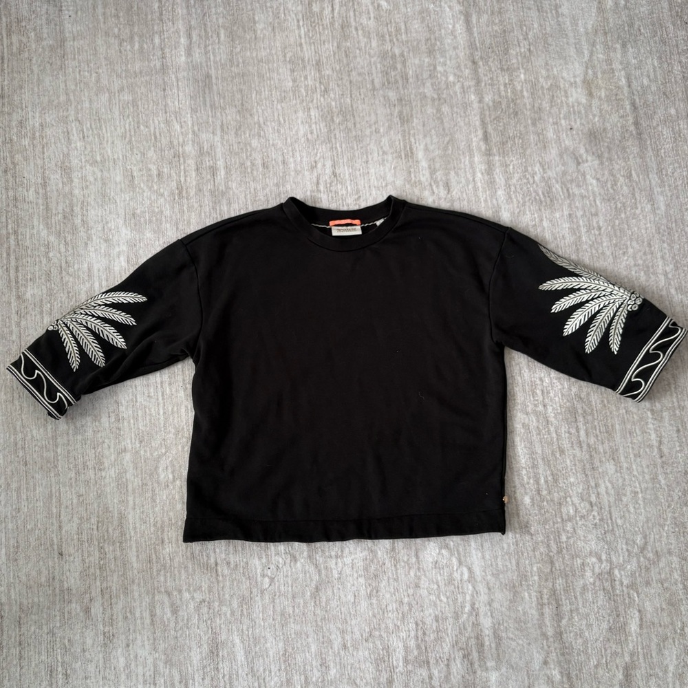 Scotch & Soda Zwarte Palm sweater Black Women’s Size Large
